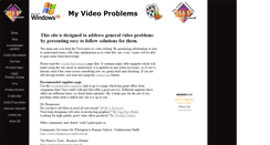 Desktop Screenshot of myvideoproblems.com